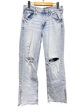 GAP 90s Loose Distressed Slit Hem Grunge Y2K Streetwear Jeans